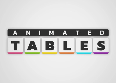 Animated Tables